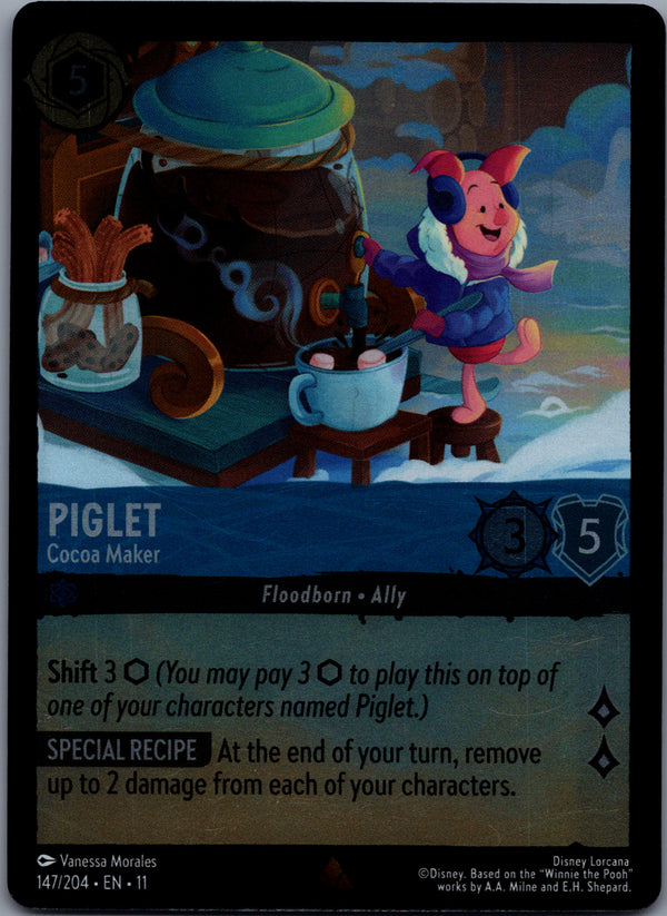 147 Piglet - Cocoa Maker [Foil] Winterspell Rare NM