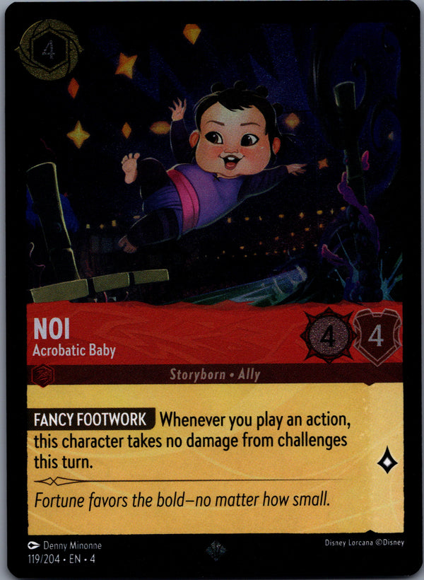 119 Noi - Acrobatic Baby [Foil] Ursula's Return Super Rare NM
