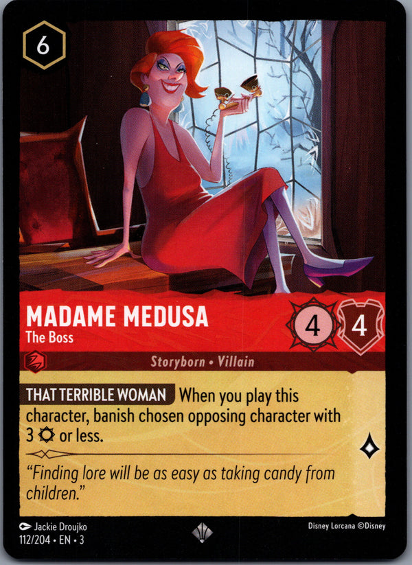 112 Madame Medusa - The Boss Into the Inklands Super Rare NM