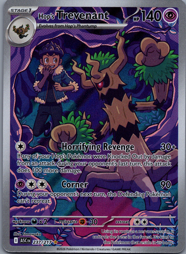 237 Hop's Trevenant Ascended Heroes Illustration Rare NM