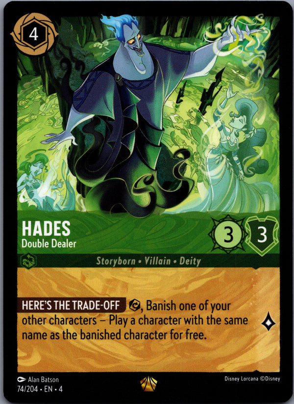 074 Hades - Double Dealer Ursula's Return Legendary NM