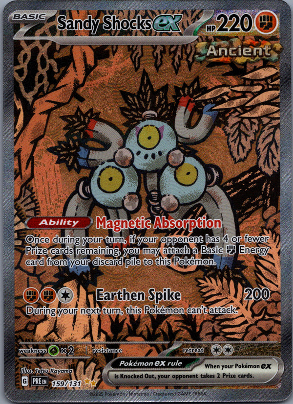 159 Sandy Shocks ex Prismatic Evolutions Special Illustration Rare NM