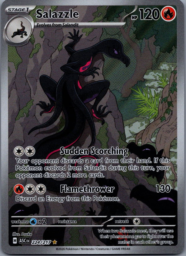 224 Salazzle Ascended Heroes Illustration Rare NM