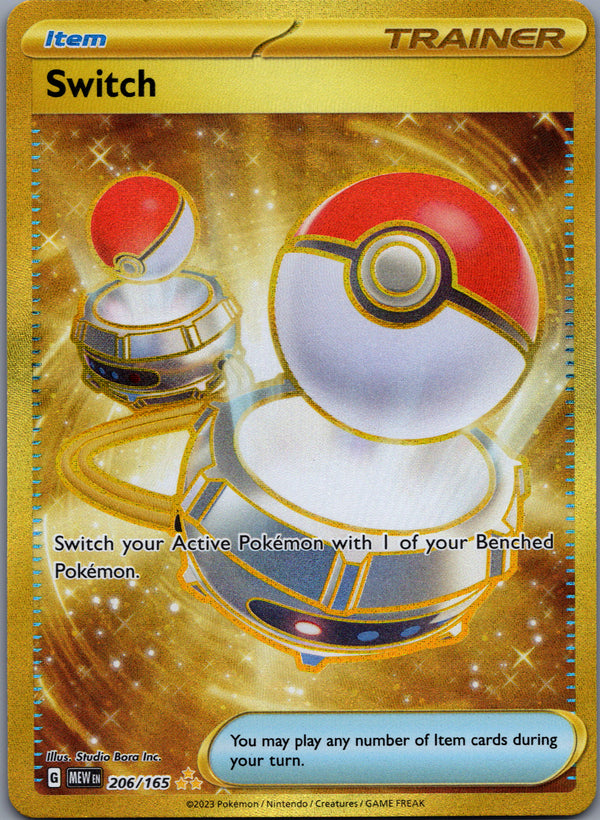 206 Switch Scarlet & Violet 151 Hyper Rare NM