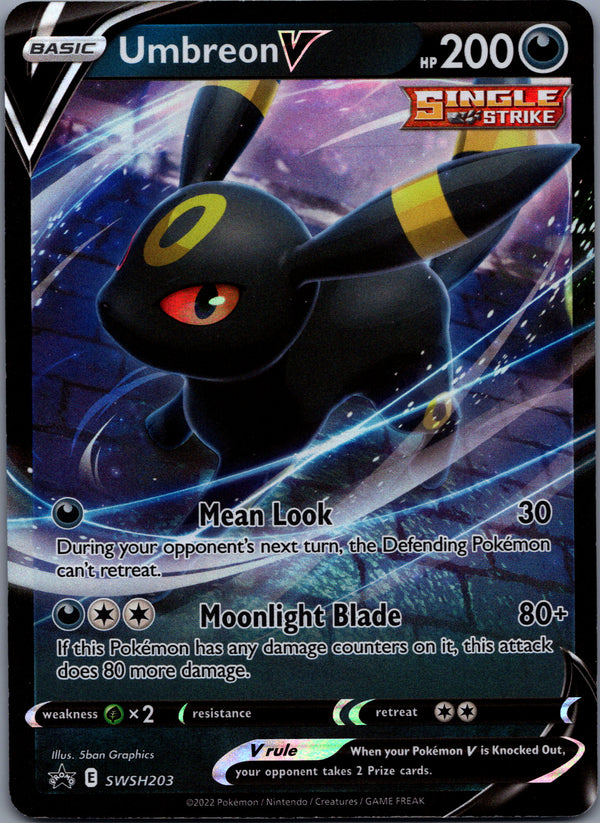 SWSH203 Umbreon V SWSH Black Star Promos Promo NM