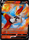 035 Cinderace V Rebel Clash Holo Rare V NM