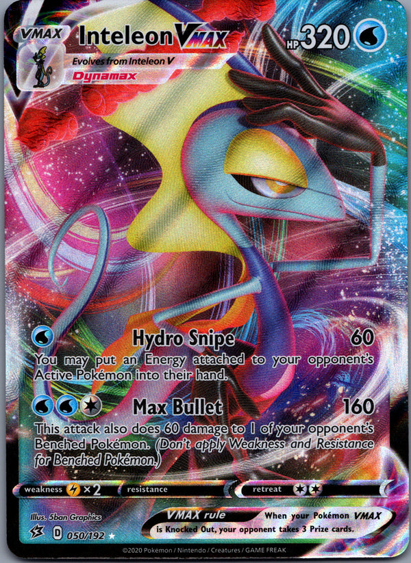 050 Inteleon VMAX Rebel Clash Holo Rare VMAX NM