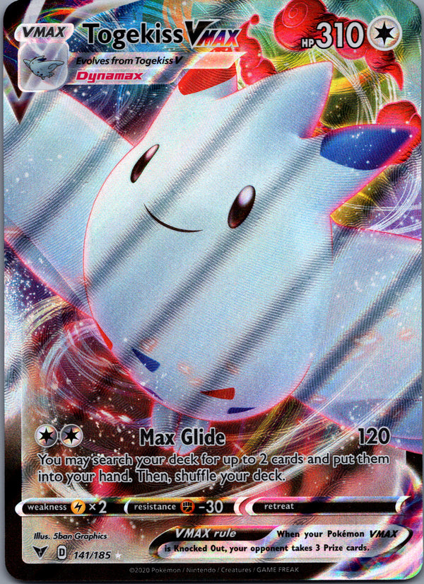 141 Togekiss VMAX Vivid Voltage Holo Rare VMAX NM