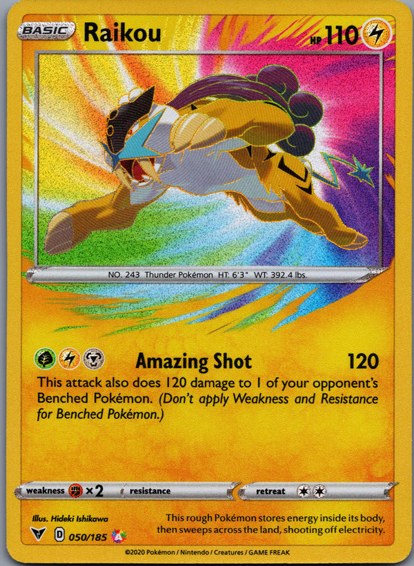 050 Raikou Vivid Voltage Amazing Rare NM
