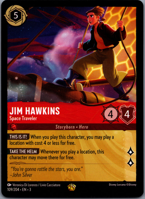 109 Jim Hawkins - Space Traveler Into the Inklands Legendary NM