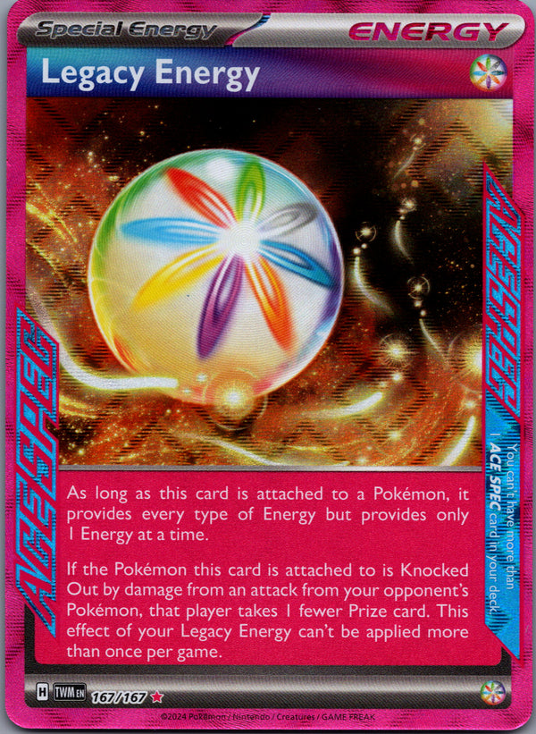 167 Legacy Energy Twilight Masquerade Ace Spec NM