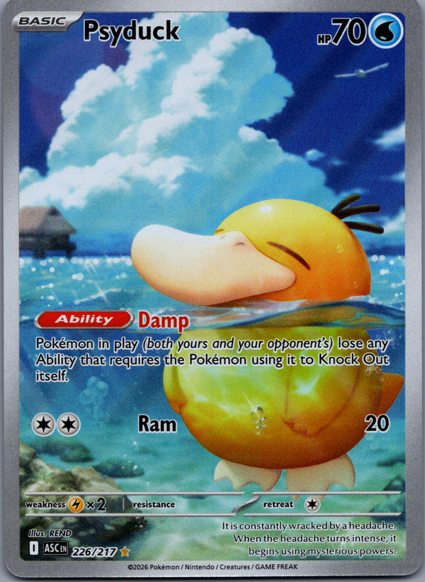 226 Psyduck Ascended Heroes Illustration Rare NM