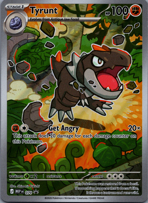 070 Tyrunt ME Black Star Promos Promo NM
