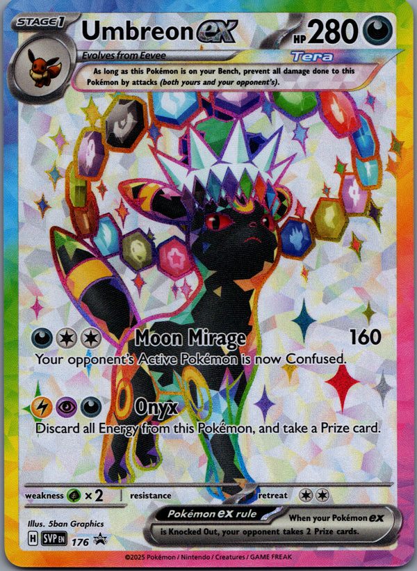 176 Umbreon ex SV Black Star Promos Promo NM