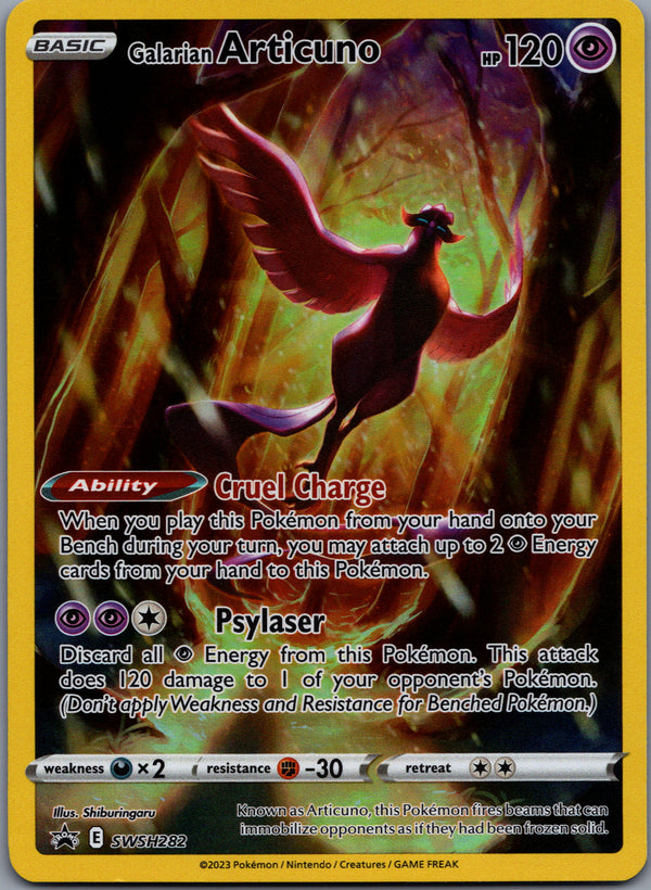 SWSH282 Galarian Articuno SWSH Black Star Promos Promo NM