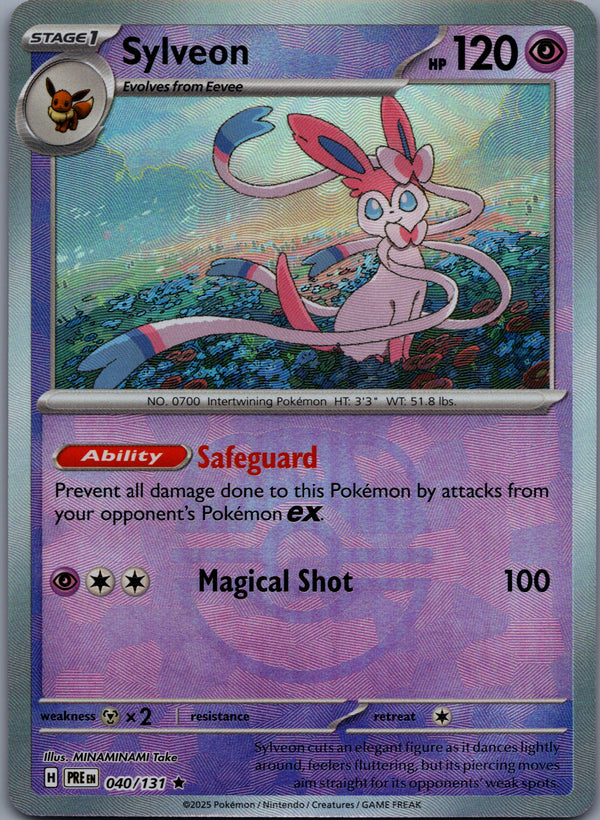 040 Sylveon [Master Ball] Prismatic Evolutions Rare NM