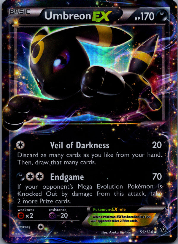 055 Umbreon-EX Fates Collide Rare Holo EX HP