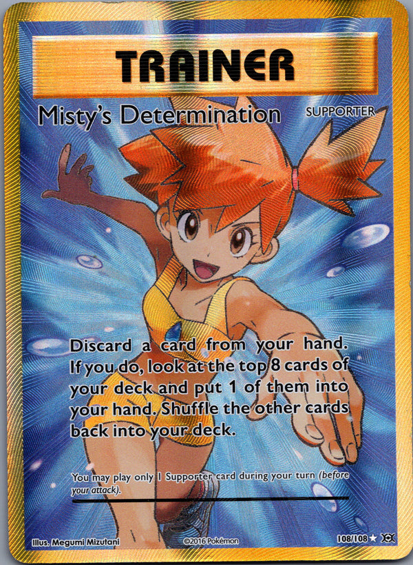 108 Misty's Determination Evolutions Rare Ultra MP