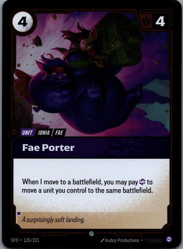 125 Fae Porter [Foil] Spiritforged Common NM
