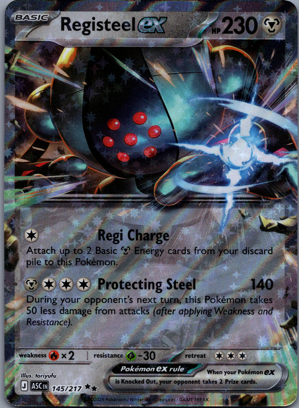 145 Registeel ex Ascended Heroes Double Rare NM