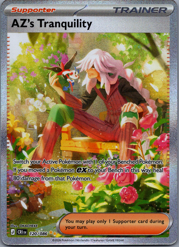 120 AZ's Tranquility Chaos Rising Special Illustration Rare NM