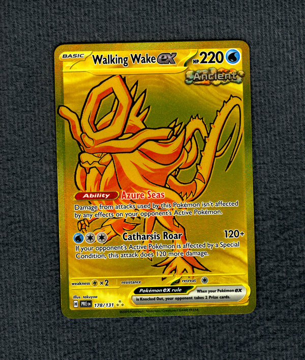 178 Walking Wake ex Prismatic Evolutions Hyper Rare NM