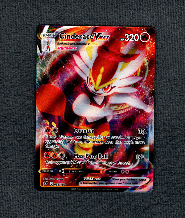036 Cinderace VMAX Rebel Clash Holo Rare VMAX NM