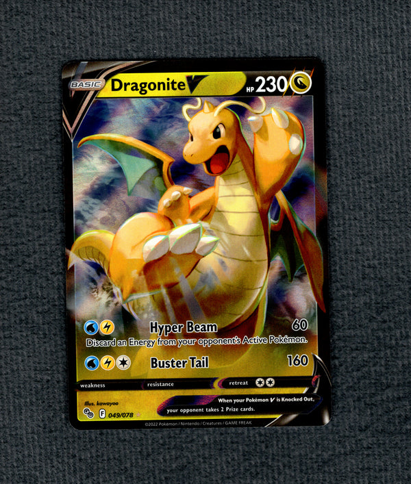 049 Dragonite V Pokemon GO Holo Rare V NM