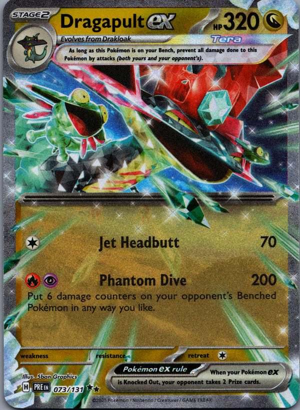 073 Dragapult ex Prismatic Evolutions Double Rare NM