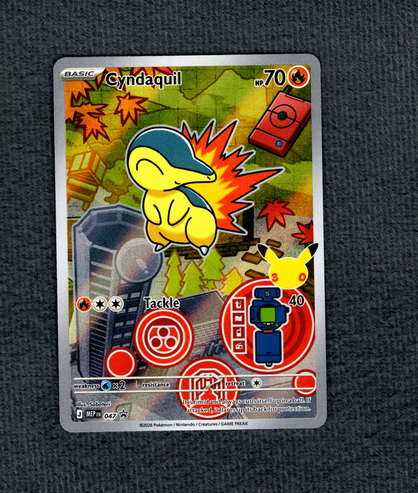 047 Cyndaquil ME Black Star Promos Promo NM