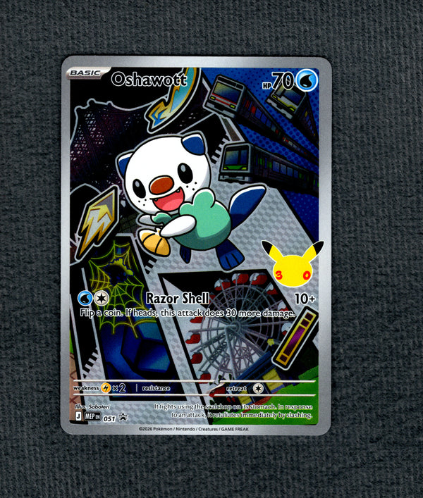 051 Oshawott ME Black Star Promos Promo NM