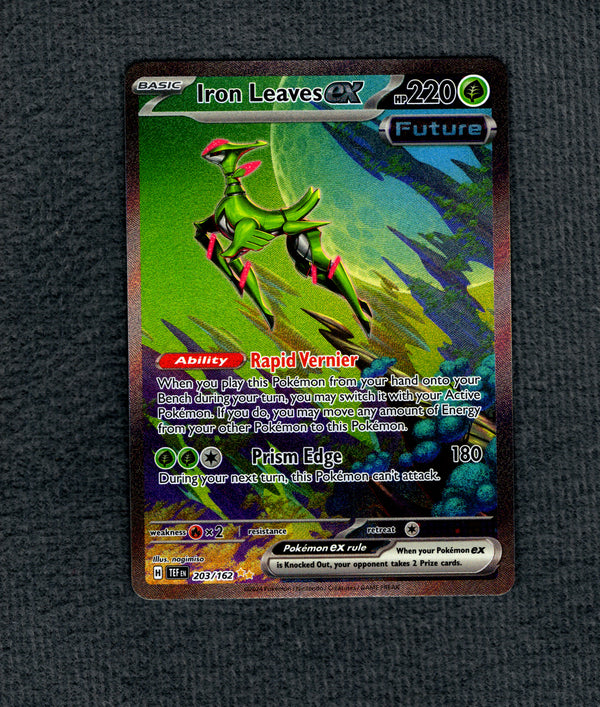 203 Iron Leaves ex Temporal Forces Special Illustration Rare NM