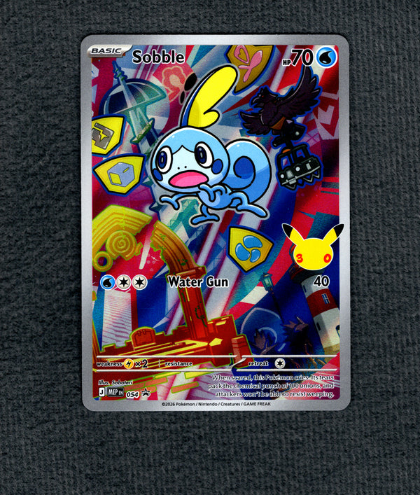 054 Sobble [30th Anniversary] ME Black Star Promos Promo NM