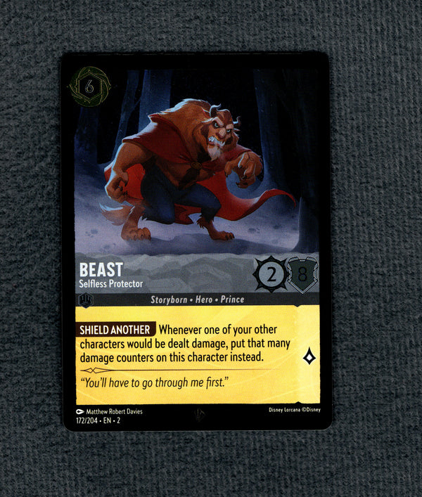 172 Beast - Selfless Protector [Foil] Rise of the Floodborn Super Rare NM