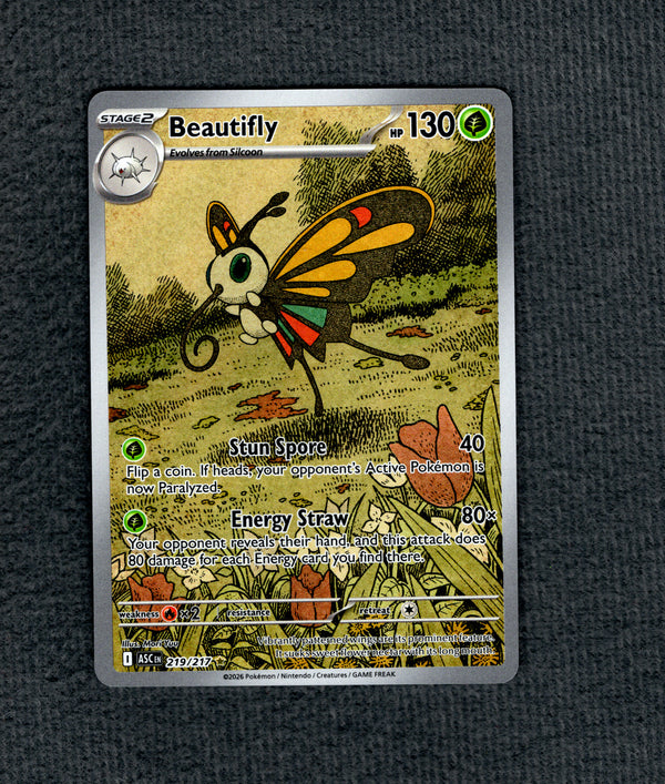 219 Beautifly Ascended Heroes Illustration Rare NM