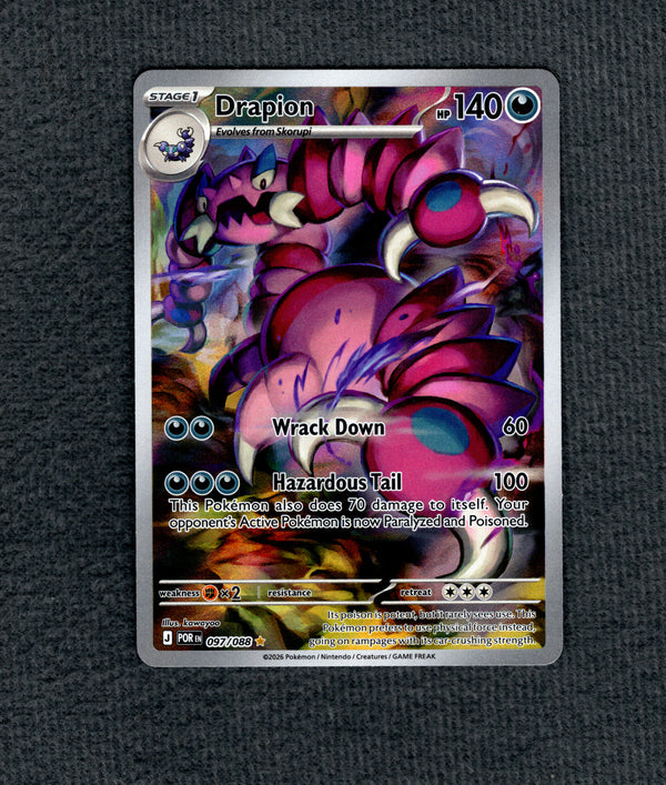097 Drapion Perfect Order Illustration Rare NM