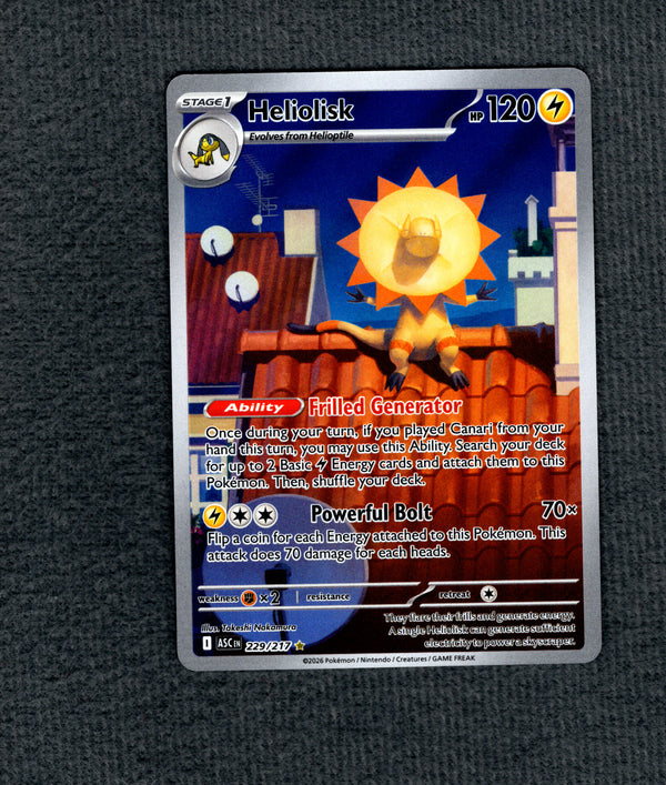 229 Heliolisk Ascended Heroes Illustration Rare NM