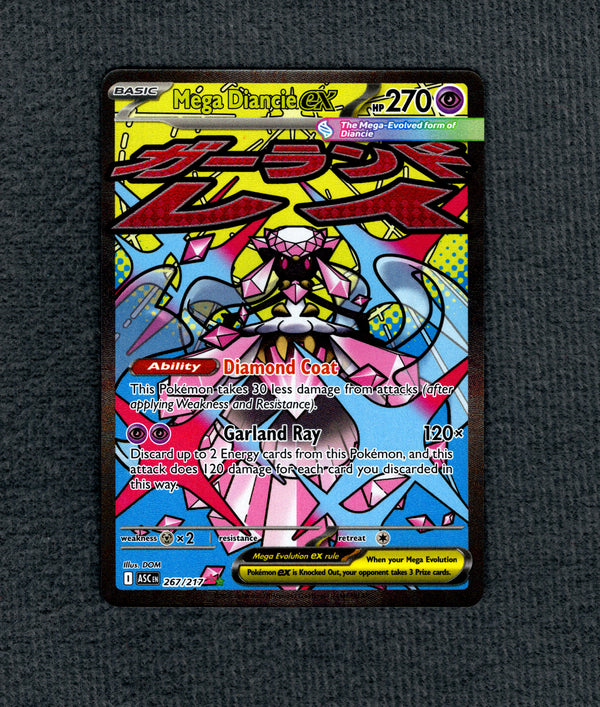 267 Mega Diancie ex Ascended Heroes Mega Attack Rare NM