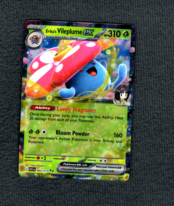 003 Erika's Vileplume ex Ascended Heroes Double Rare NM