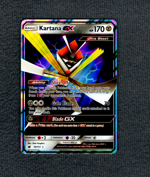 070 Kartana-GX Crimson Invasion Rare Holo GX MP