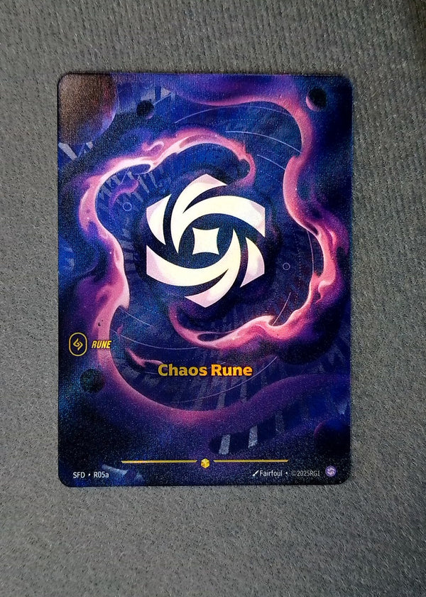 R05a Chaos Rune [Alternate Art] Spiritforged Showcase NM