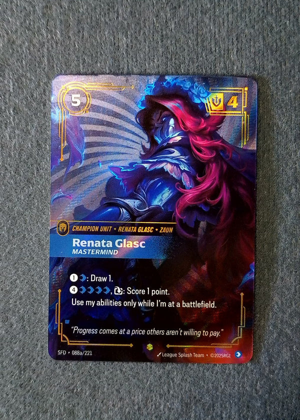88a Renata Glasc - Mastermind [Alternate Art] Spiritforged Showcase NM