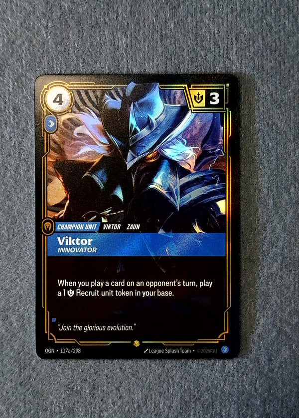 117a Viktor - Innovator [Alternate Art] Origins Showcase NM