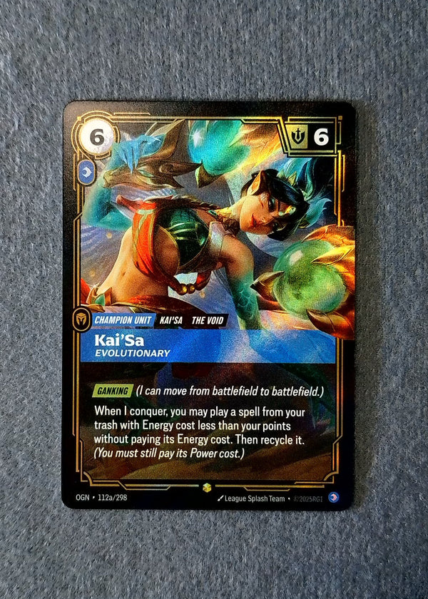 112a Kai'Sa - Evolutionary [Alternate Art] Origins Showcase NM