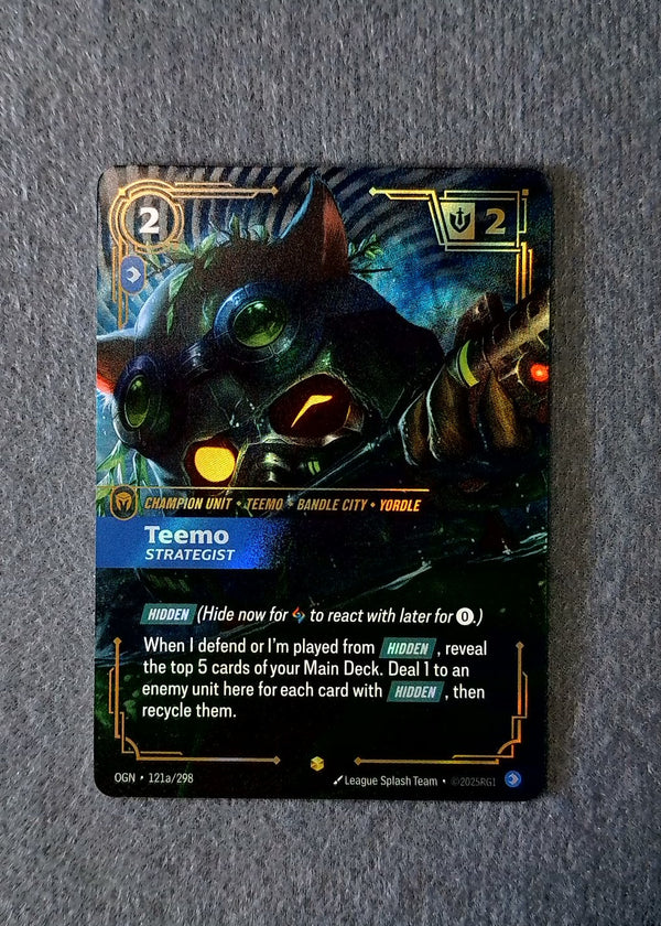 121a Teemo - Strategist [Alternate Art] Origins Showcase NM