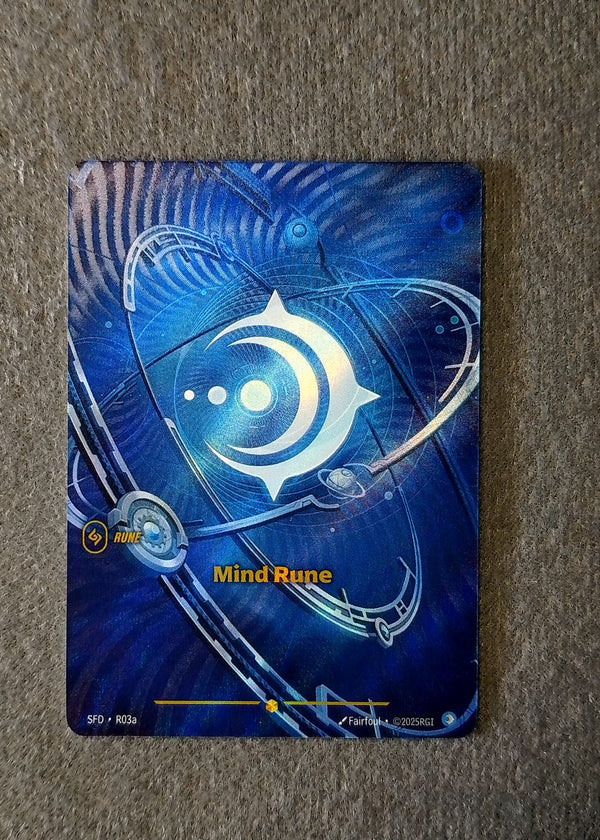 R03a Mind Rune [Alternate Art] Spiritforged Showcase NM