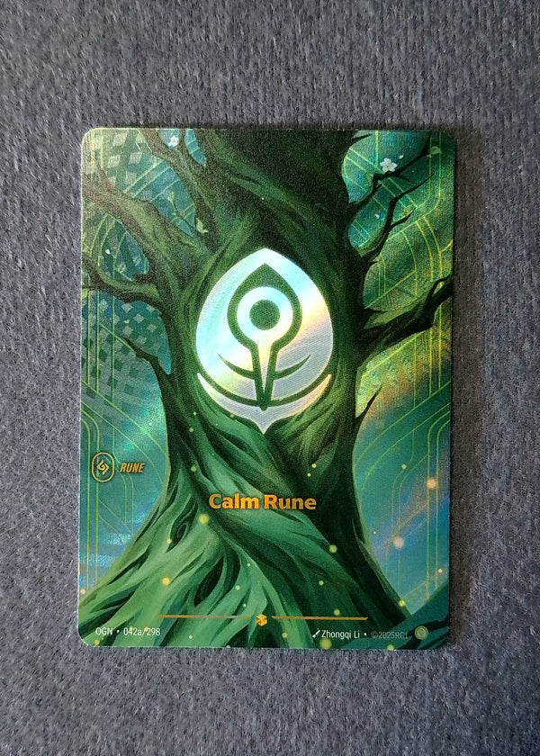 42a Calm Rune [Alternate Art] Origins Showcase NM