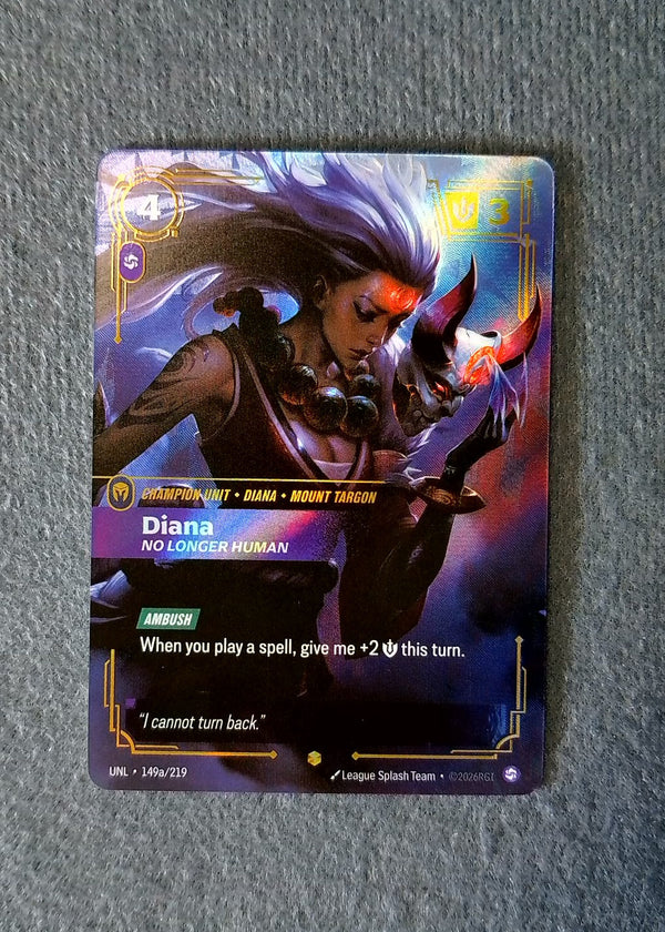 149a Diana, No Longer Human [Alternate Art] Unleashed Showcase NM