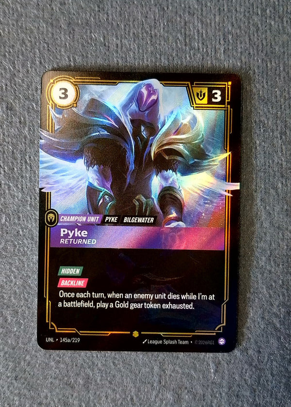 145a Pyke, Returned [Alternate Art] Unleashed Showcase NM