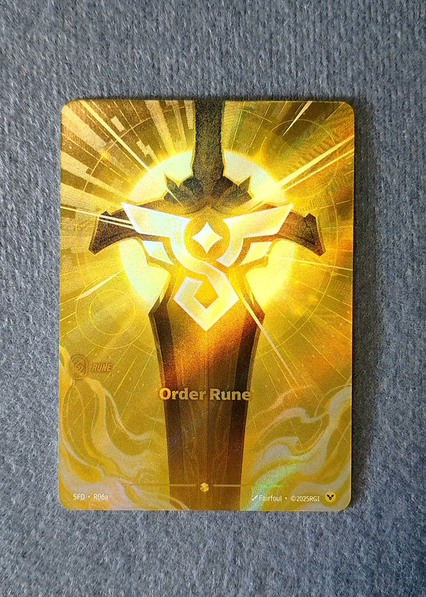 R06a Order Rune [Alternate Art] Spiritforged Showcase NM
